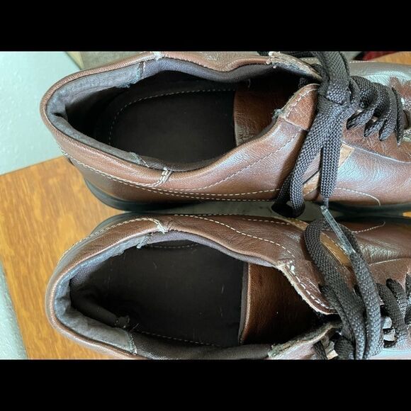 Bacco Bucci Oxford Lace Up Leather Dress Shoes Size 10 - Picture 6 of 9